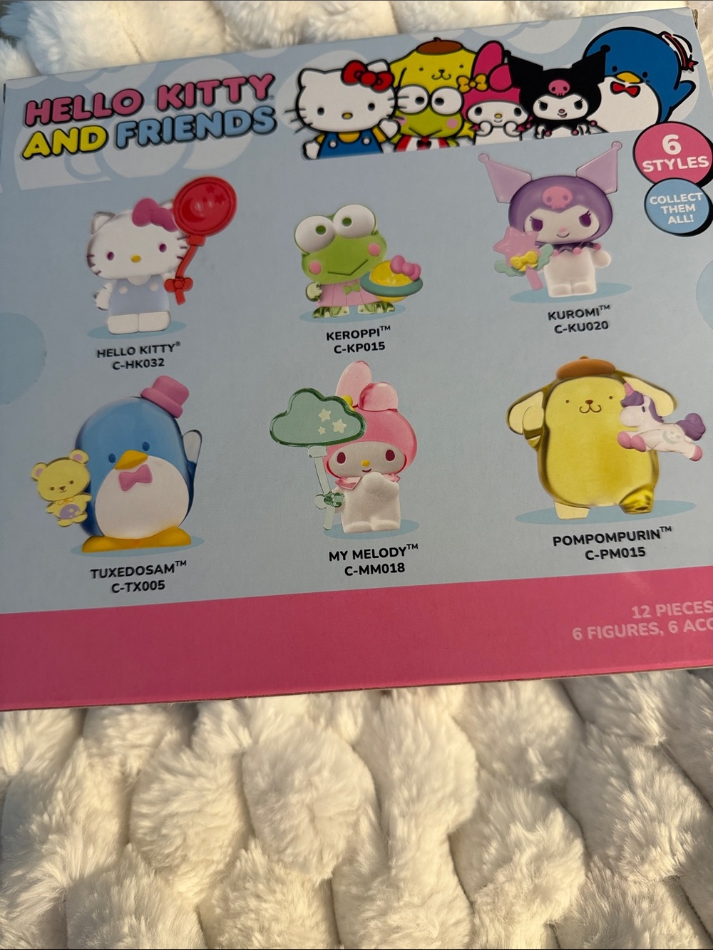 Hello Kitty Dreamland 6-Figure Pack - Pink, Blue, Yellow, Green, Purple, White - Picture 6 of 6